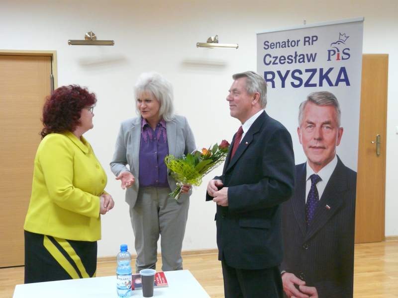 Spotkanie autorskie z senatorem Czesławem Ryszką