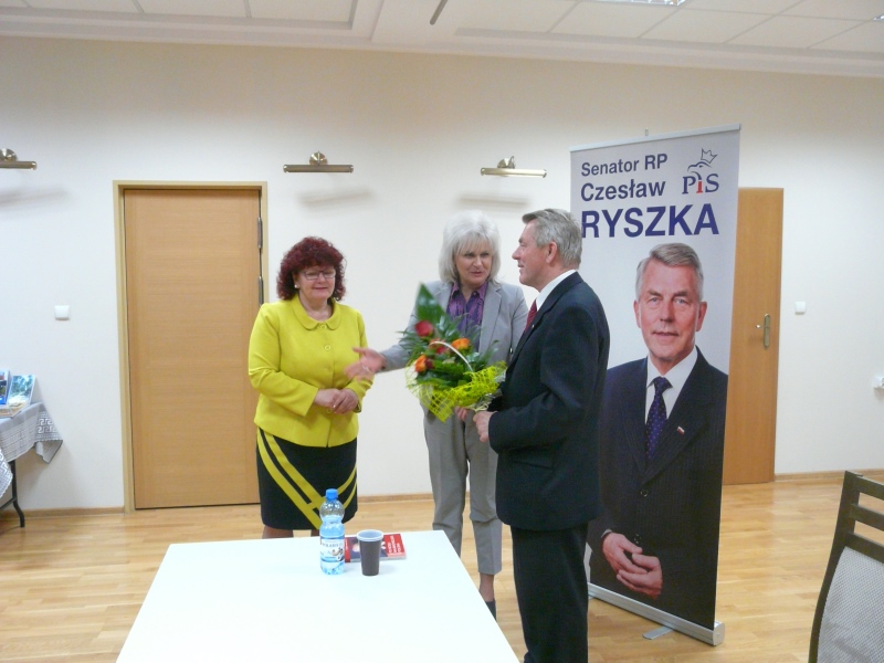 Spotkanie autorskie z senatorem Czesławem Ryszką