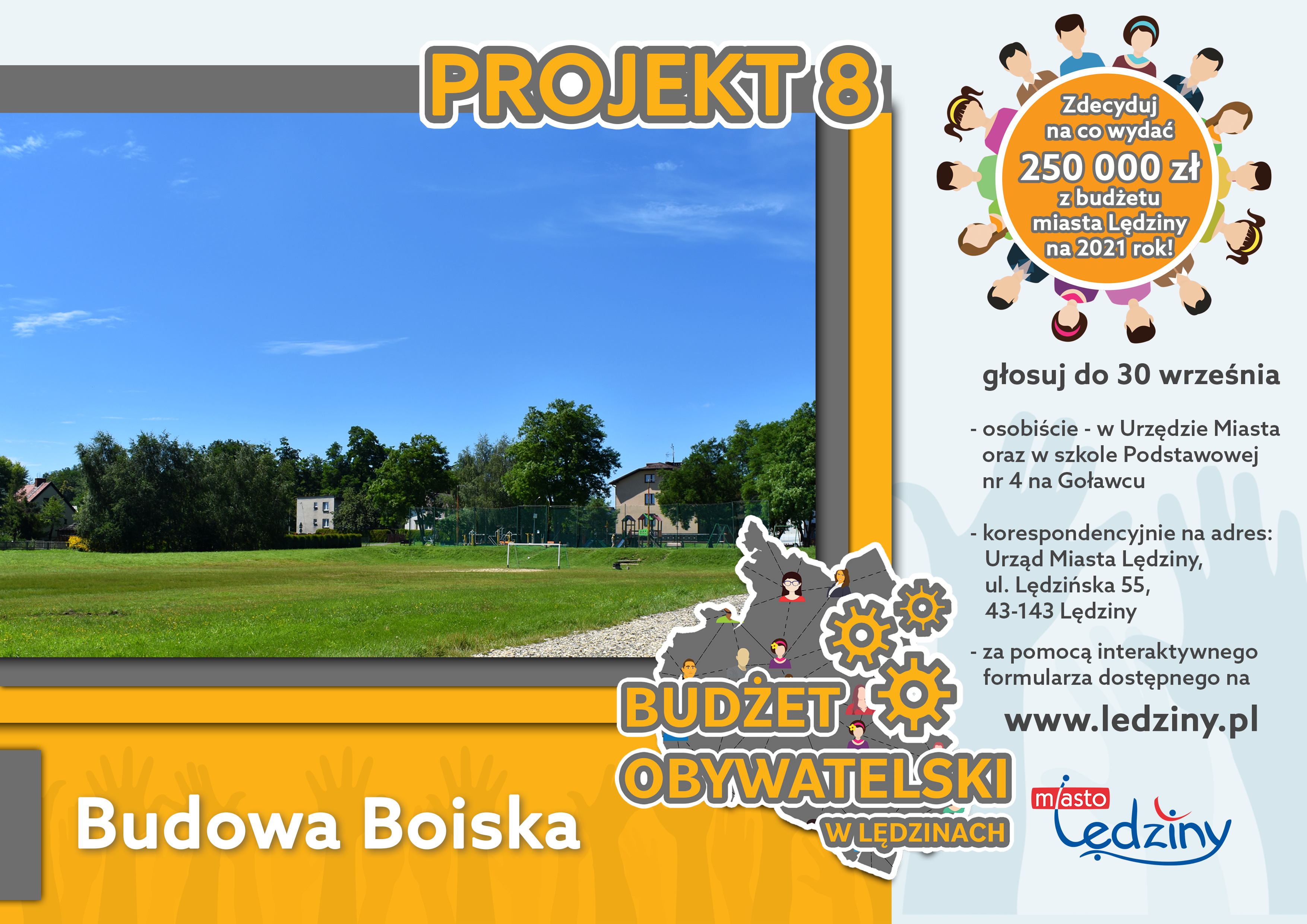 Projekt nr 8 Budżet Obywatelski - Budowa Boiska (ul. Grunwaldzka)