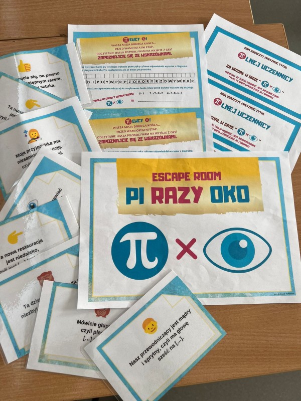 Szkolny Tydzień Matematyki i dzień liczy Pi w Szkole Podstawowej nr 4 w Lędzinach
