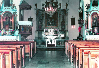 Wnętrze kościoła św. Klemensa